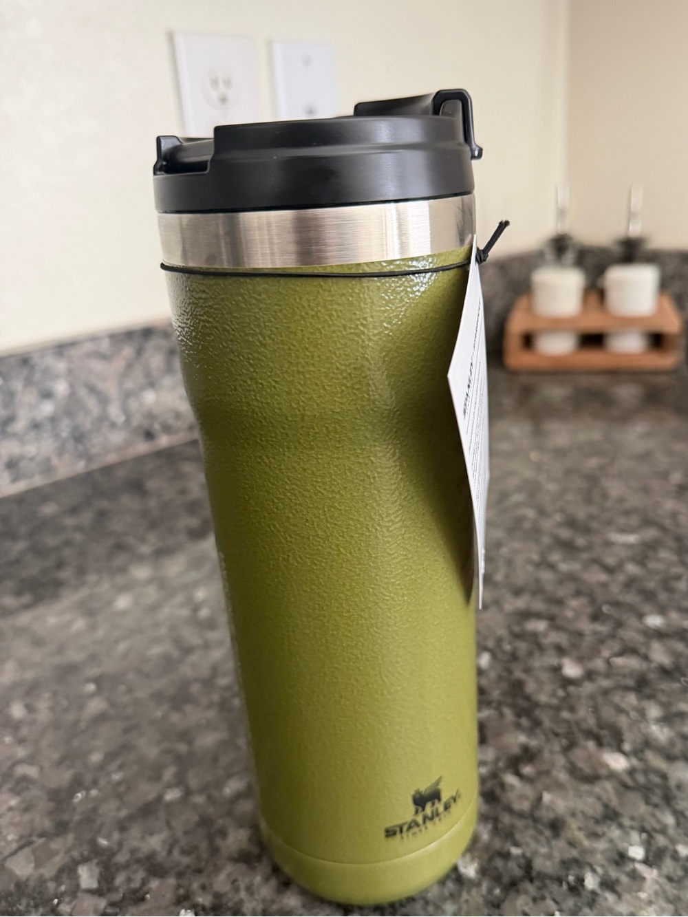 Starbucks x Stanley Olive Green Military Commitment Travel Mug with Handle - Picture 4 of 6